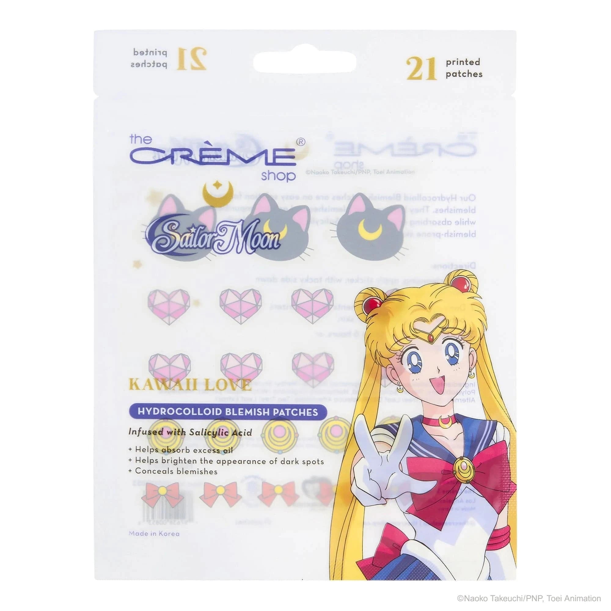 The Crème Shop Sailor Moon Kawaii Love Blemish Patches - TokTok Beauty