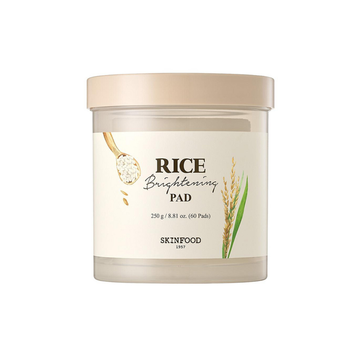 SKINFOOD Rice Brightening Pad - TokTok Beauty
