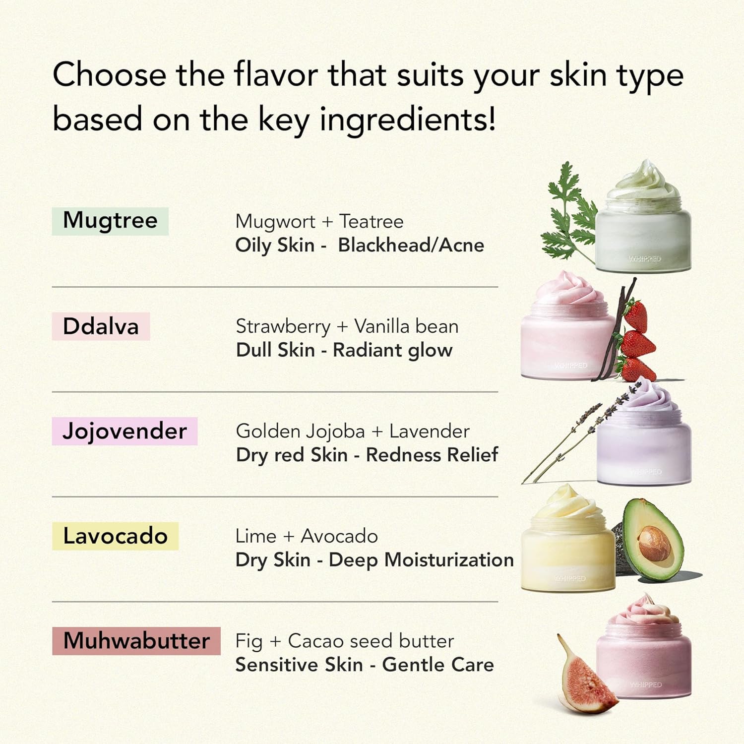 WHIPPED Vegan Pack Cleanser Jumbo (More Types) - TokTok Beauty