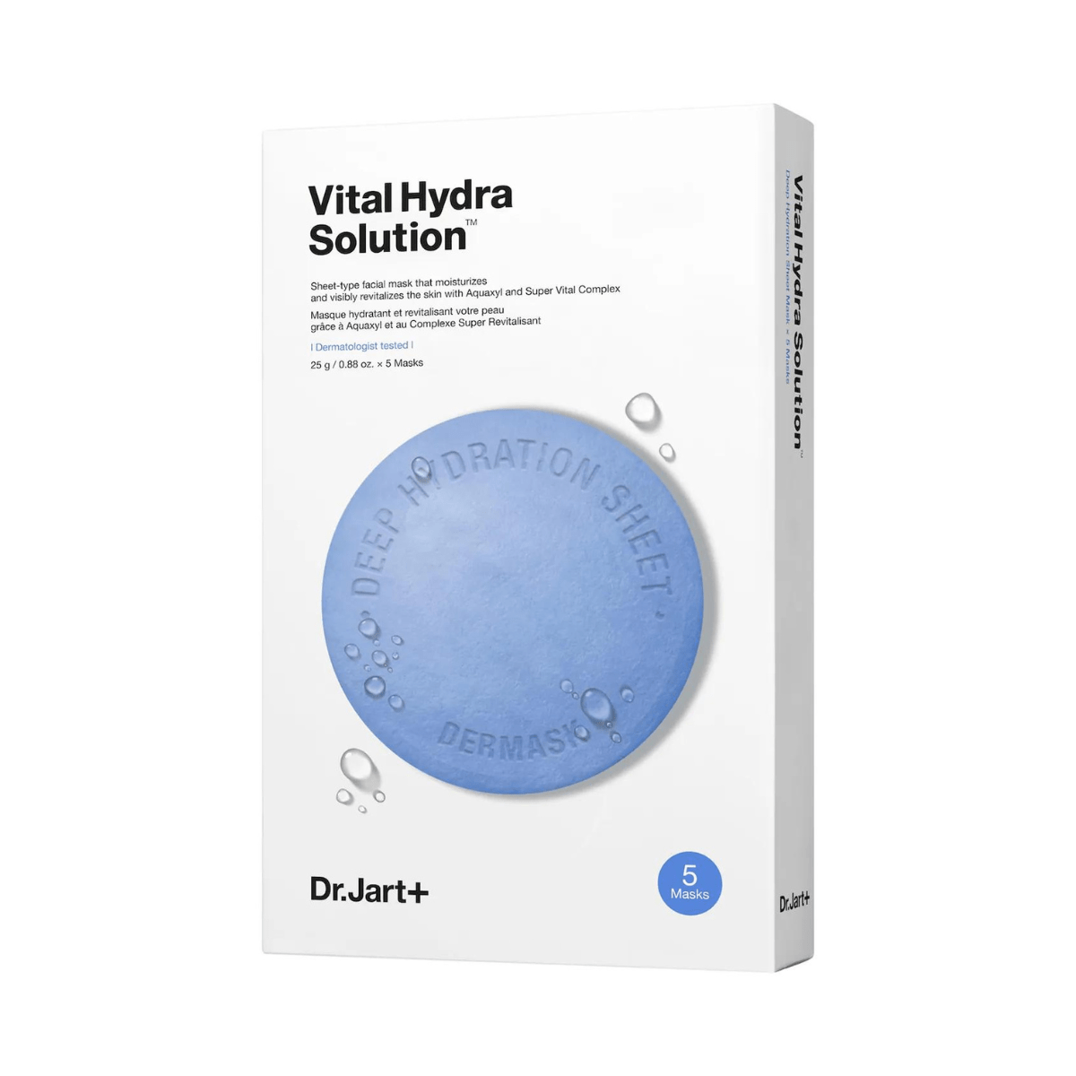 Dr. Jart+ Vital Hydra Solution Mask - 1 Box of 5 Sheets - TokTok Beauty