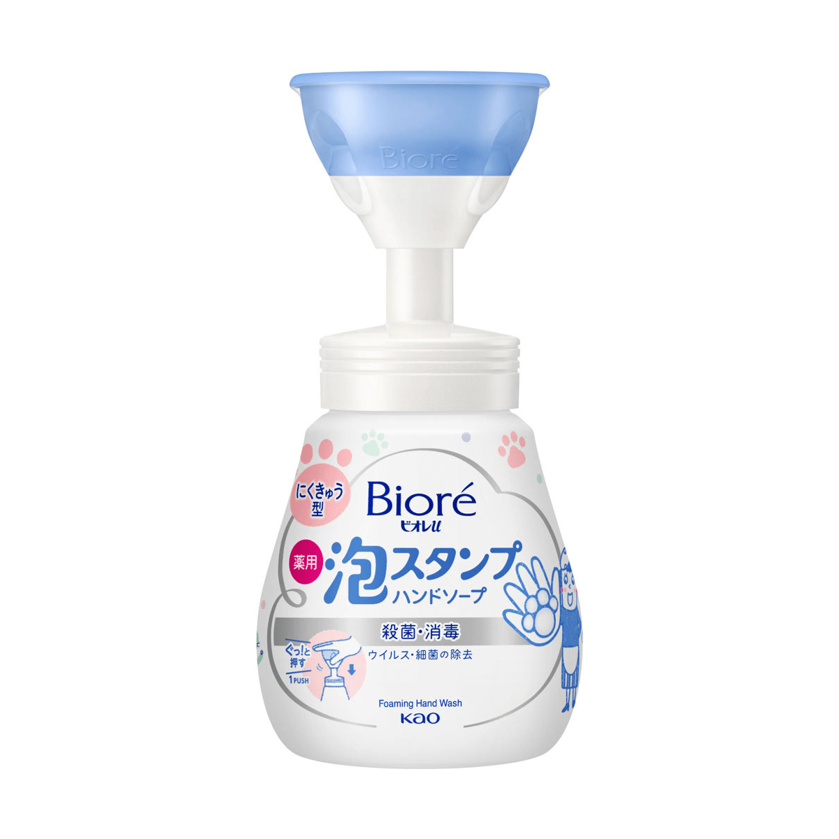 Kao Biore Foam Stamp Hand Soap Paw - TokTok Beauty