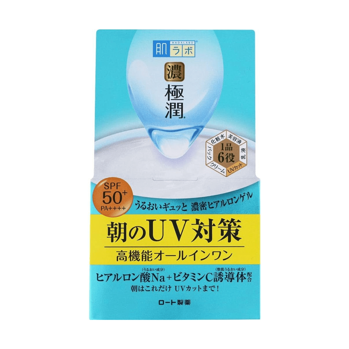 Rohto Hada Labo Koi-Gokujyun UV White Gel SPF 50+ PA++++ - TokTok Beauty