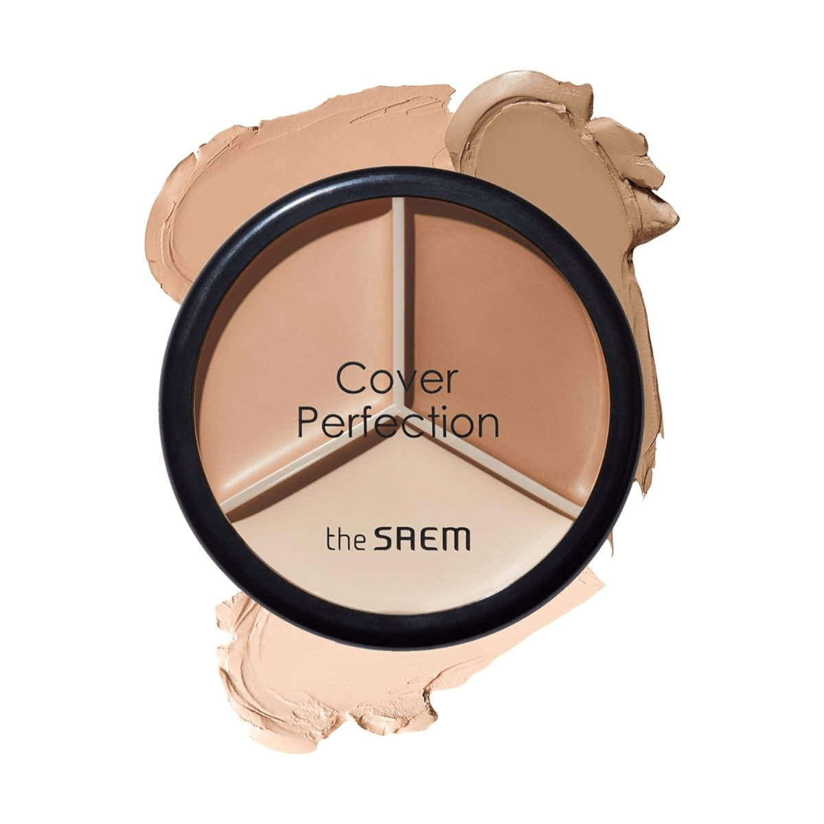 The Saem Cover Perfection Triple Pot Concealer (More Colors) - TokTok Beauty