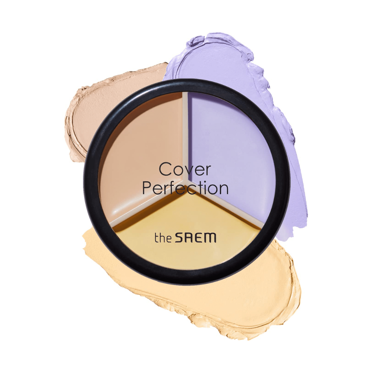 The Saem Cover Perfection Triple Pot Concealer (More Colors) - TokTok Beauty