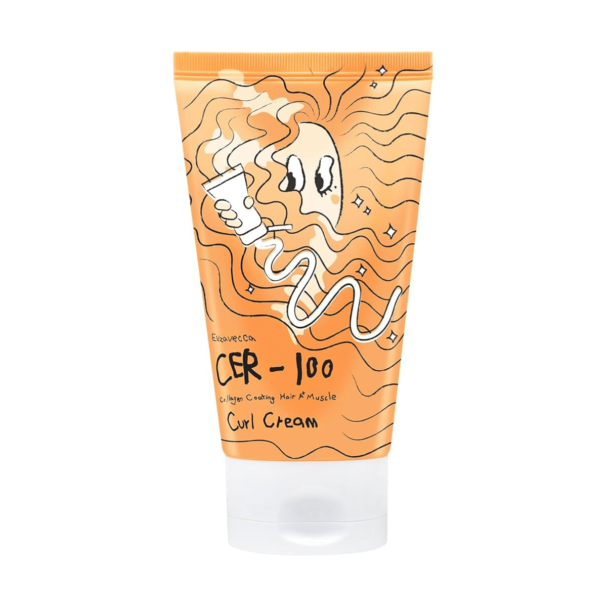 Elizavecca CER-100 Collagen Coating Hair A+ Muscle Curl Cream - TokTok Beauty