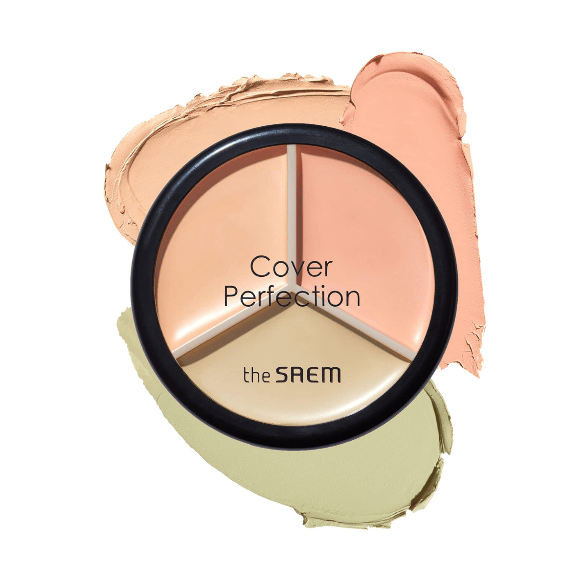 The Saem Cover Perfection Triple Pot Concealer (More Colors) - TokTok Beauty