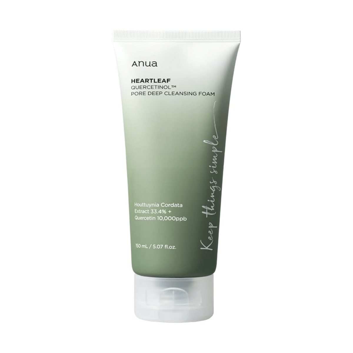 Anua Heartleaf Quercetinol Pore Deep Cleansing Foam - TokTok Beauty