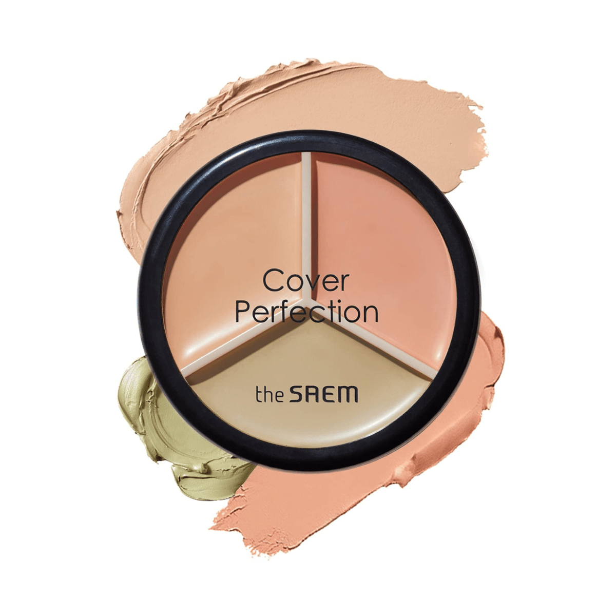 The Saem Cover Perfection Triple Pot Concealer (More Colors) - TokTok Beauty