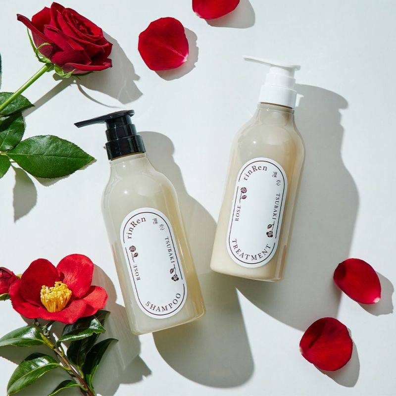 rinRen Shampoo Rose&Tsubaki - TokTok Beauty